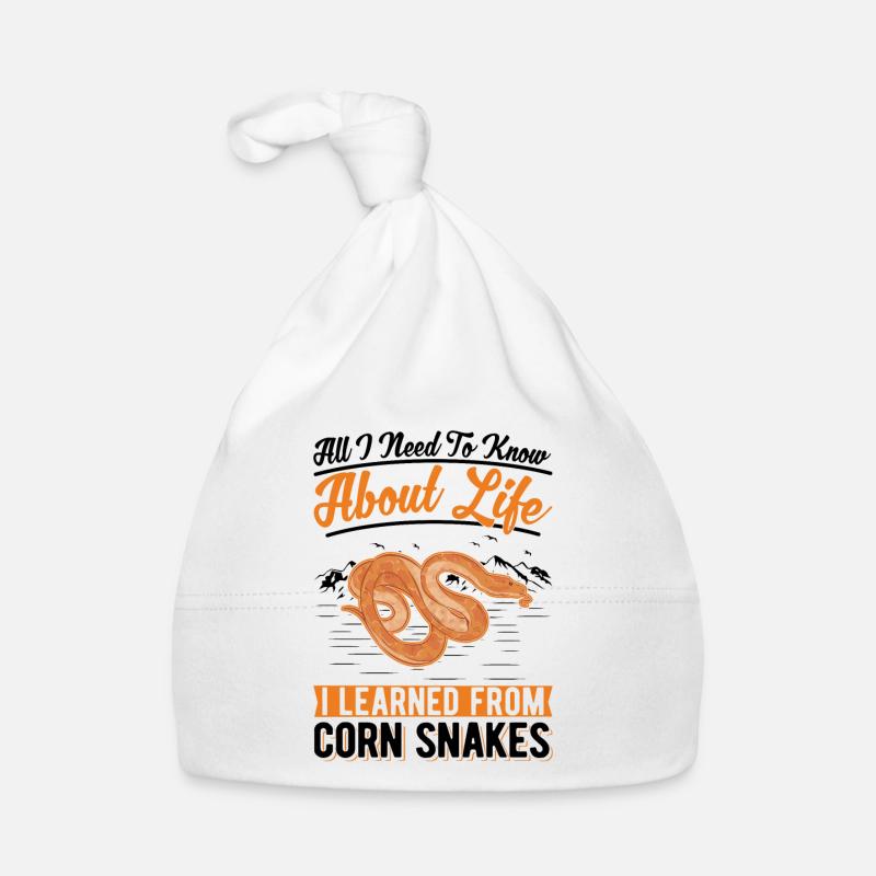 Corn Snake Gift Snake Organic Baby Cap