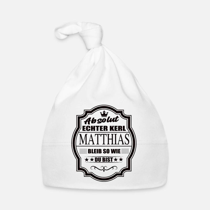 Absolut Echter Kerl Matthias Bleib So Wie Du Bist Baby Bio-Mütze