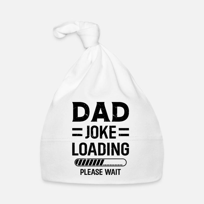 Dad Joke Loading Please Wait - Father's Day Funny Baby Bio-Mütze