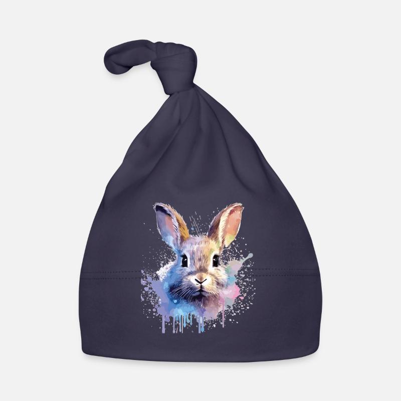 Drôle de lapin - design mignon pour Bonnet bio Bébé