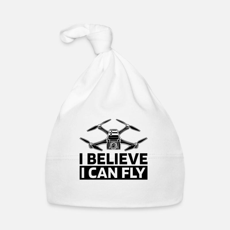 I Believe I Can Fly Drone Pilot Race Drone Racer Organic Baby Cap