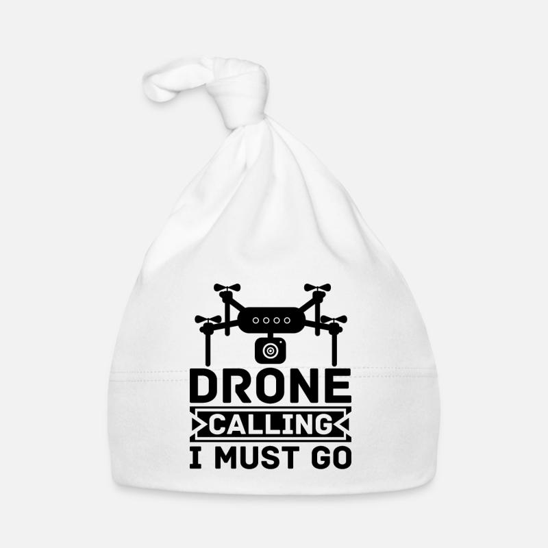 Drone Calling I Must Race Multicopter Drone Racer Baby Bio-Mütze