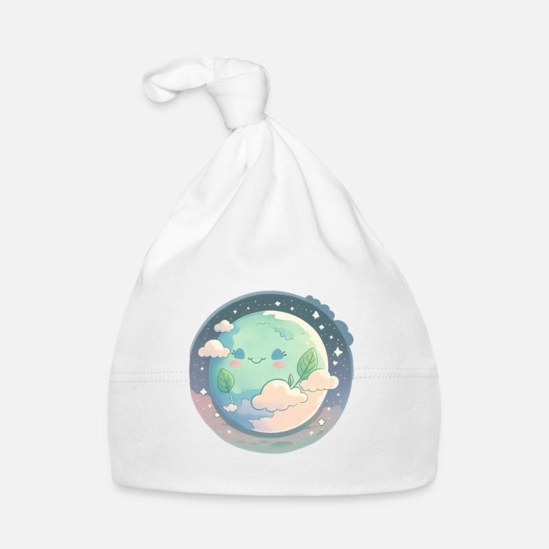 Terre Heureux Mignon Sciences de l’espace Planète Environnement Bonnet bio Bébé