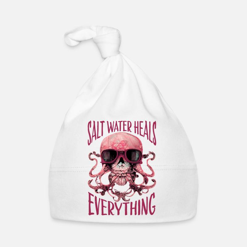 Octopus Crâne Octopus Cadeau Bonnet bio Bébé