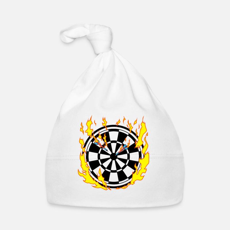 Jeu de fléchettes en flammes - Dart Player Bonnet bio Bébé