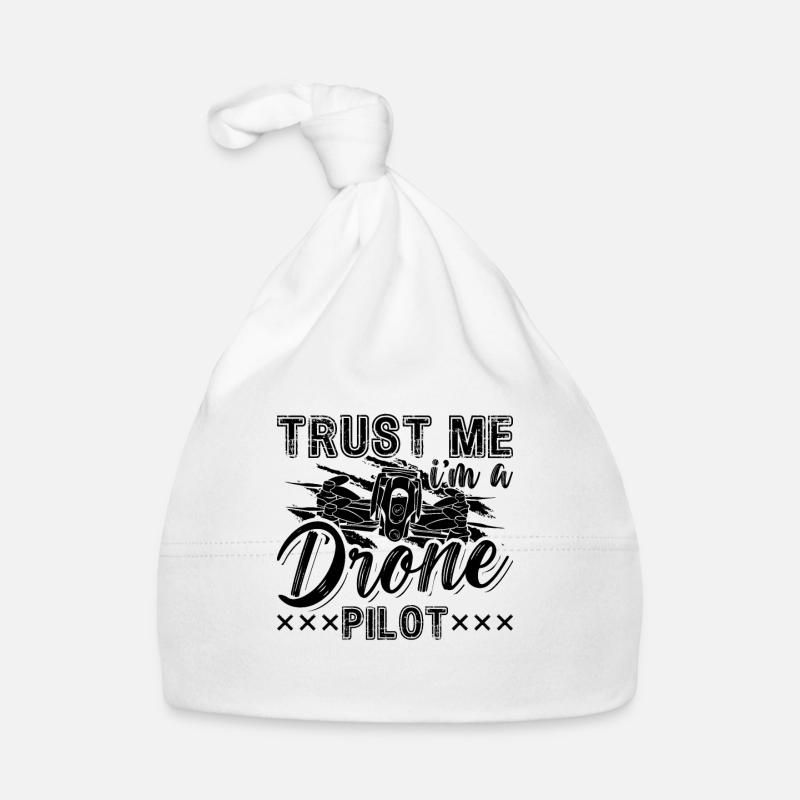 Trust Me I'm A Drone Pilot Multicopter Drone Racer Baby Bio-Mütze