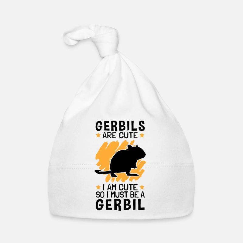 Gerbille est mignon rongeur Gerbille Bonnet bio Bébé
