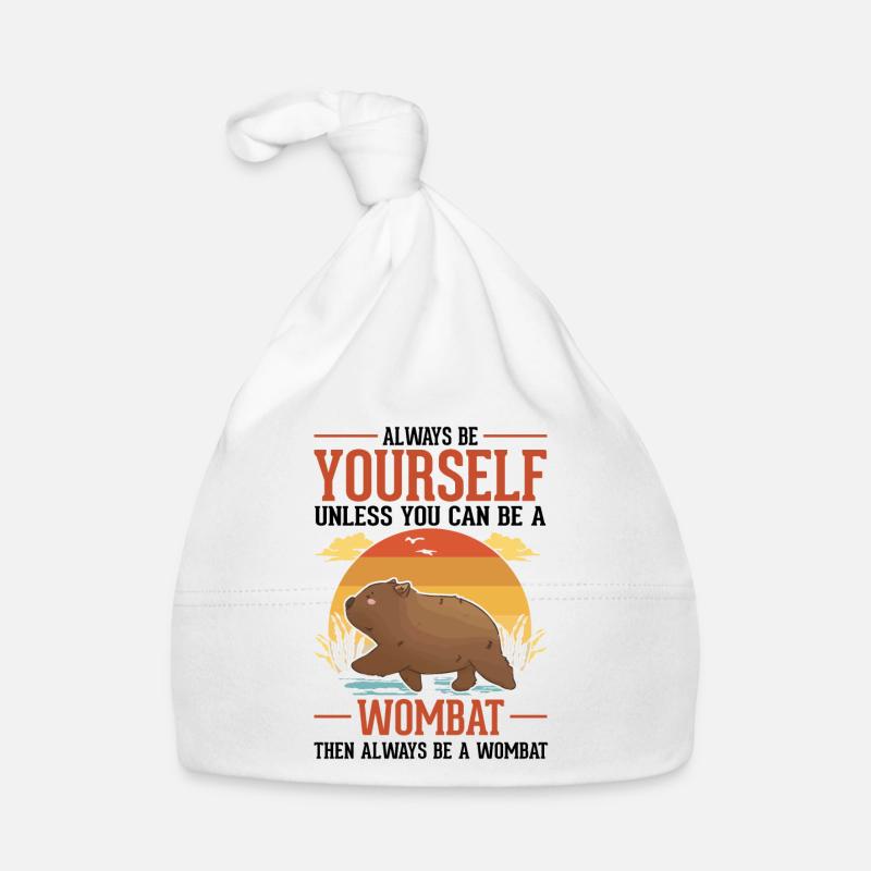Always be yourself Wombat Organic Baby Cap