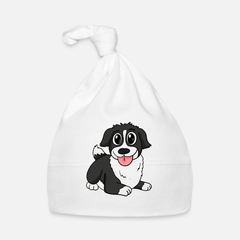 Border Collie Hunderasse Hund Hunde Baby Bio-Mütze