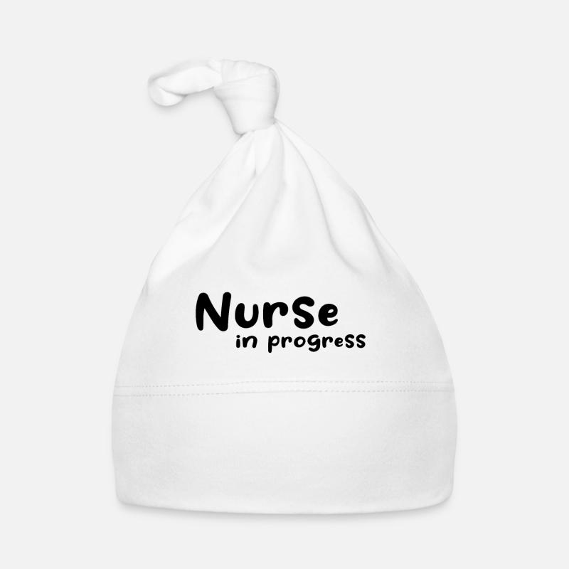 Nurse In Progress - Nursing School Nursing Student Baby Bio-Mütze