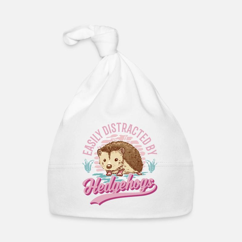 Hedgehog Lovers Organic Baby Cap