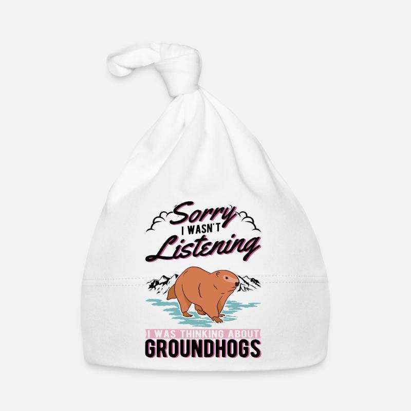 Murmeltier Groundhog Day Waldmurmeltier Baby Bio-Mütze