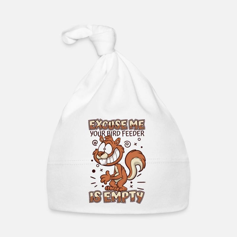 Your Bird Feed Is Empty Squirrel Fox Squirrel Organic Baby Cap