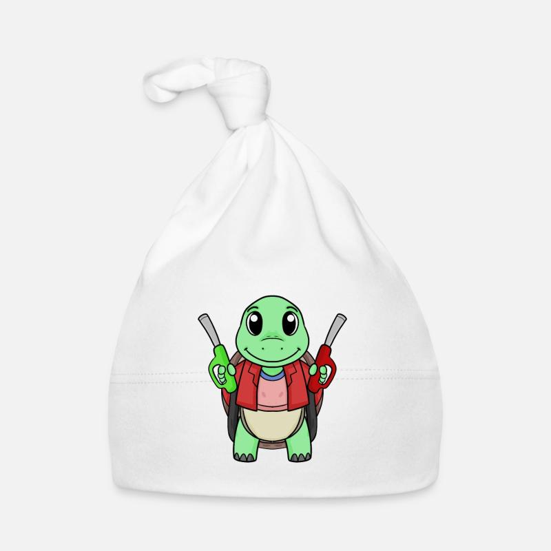 Préposé à la station-service Turtle station-service Bonnet bio Bébé
