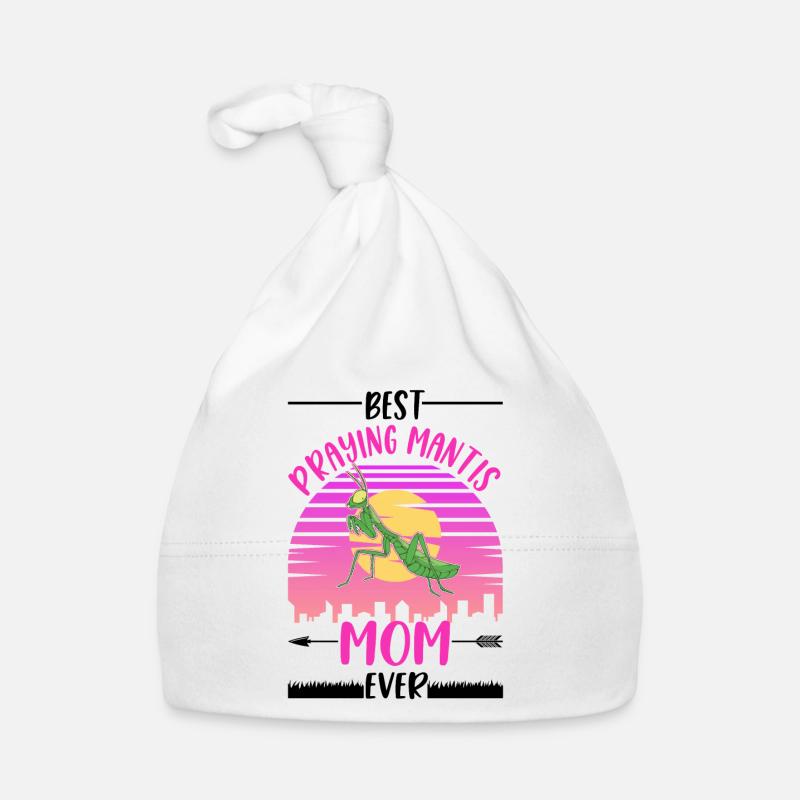 Beste Gottesanbeterin Mama Baby Bio-Mütze