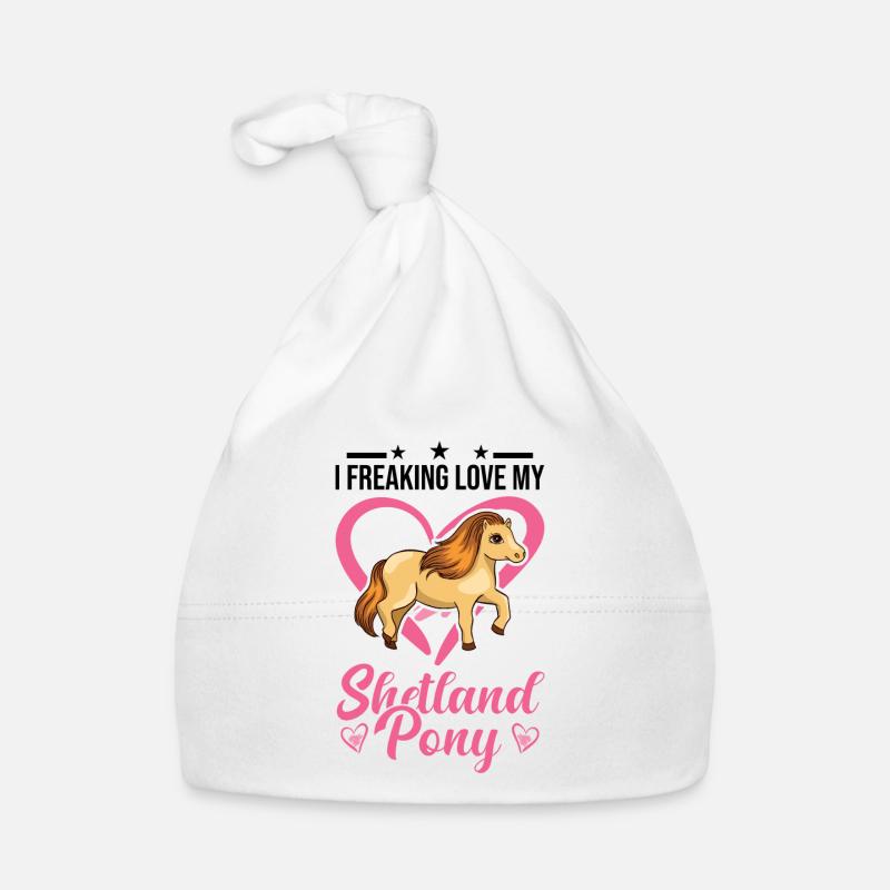 Shetland Pony Geschenk Shetty Baby Bio-Mütze