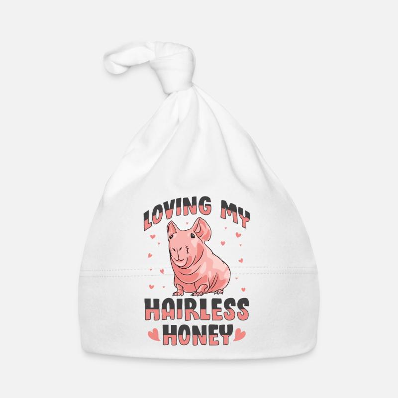 Cochon d’Inde sans poils Cochon maigre Bonnet bio Bébé