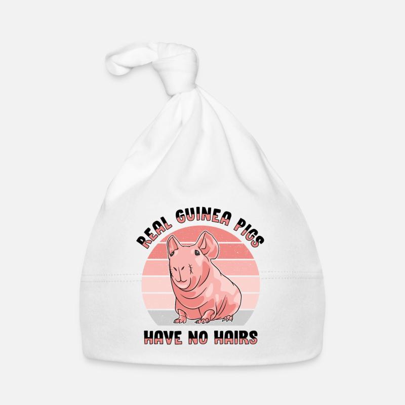 Cochon d’Inde sans poils Cochon maigre Bonnet bio Bébé