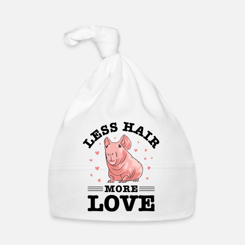 cochon d’Inde sans poils, cochon maigre, Bonnet bio Bébé