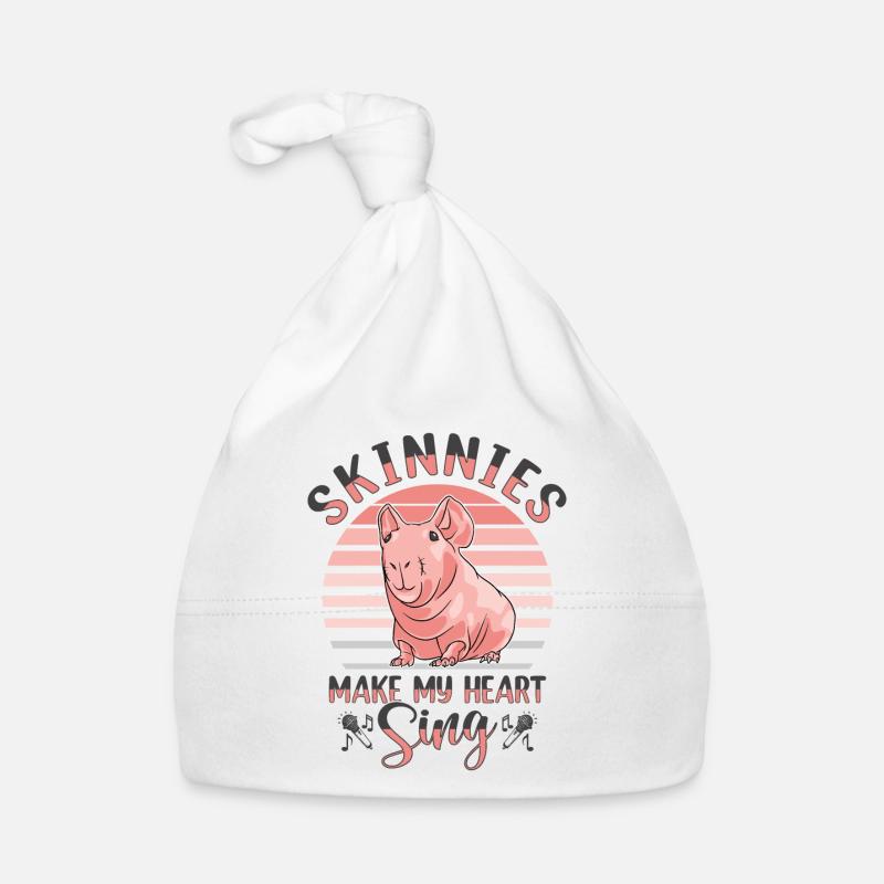 Cochon d’Inde sans poils Cochon maigre Bonnet bio Bébé