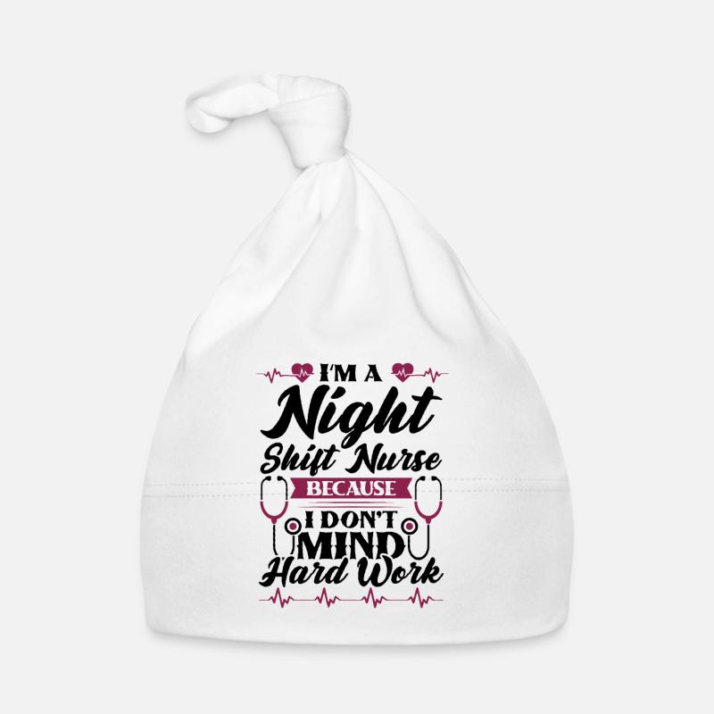 Im a Night Shift Nurse Baby Bio-Mütze