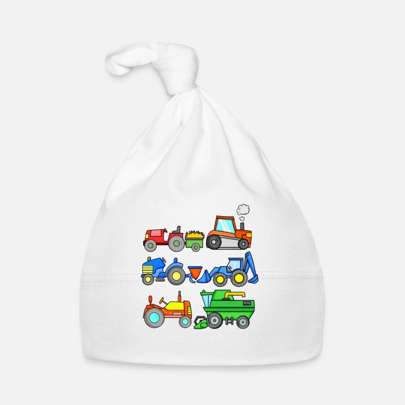 Véhicules de chantier Bonnet bio Bébé