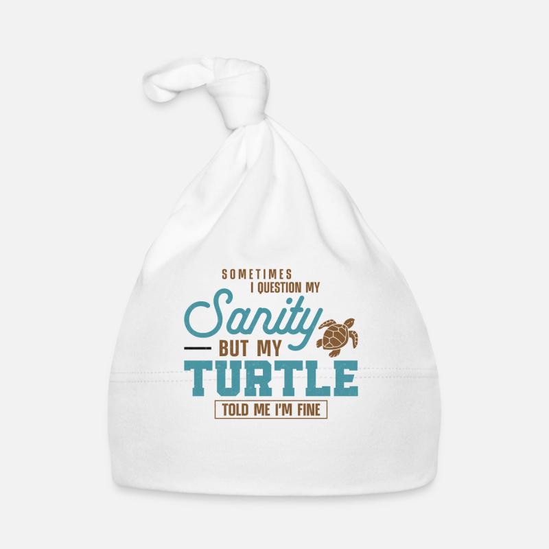 Sea Turtle Tortoise Sometimes I Baby Bio-Mütze