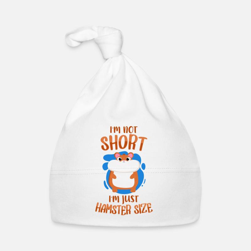 Je ne suis pas petit Je suis hamster nain de la taille d’un hamster Bonnet bio Bébé