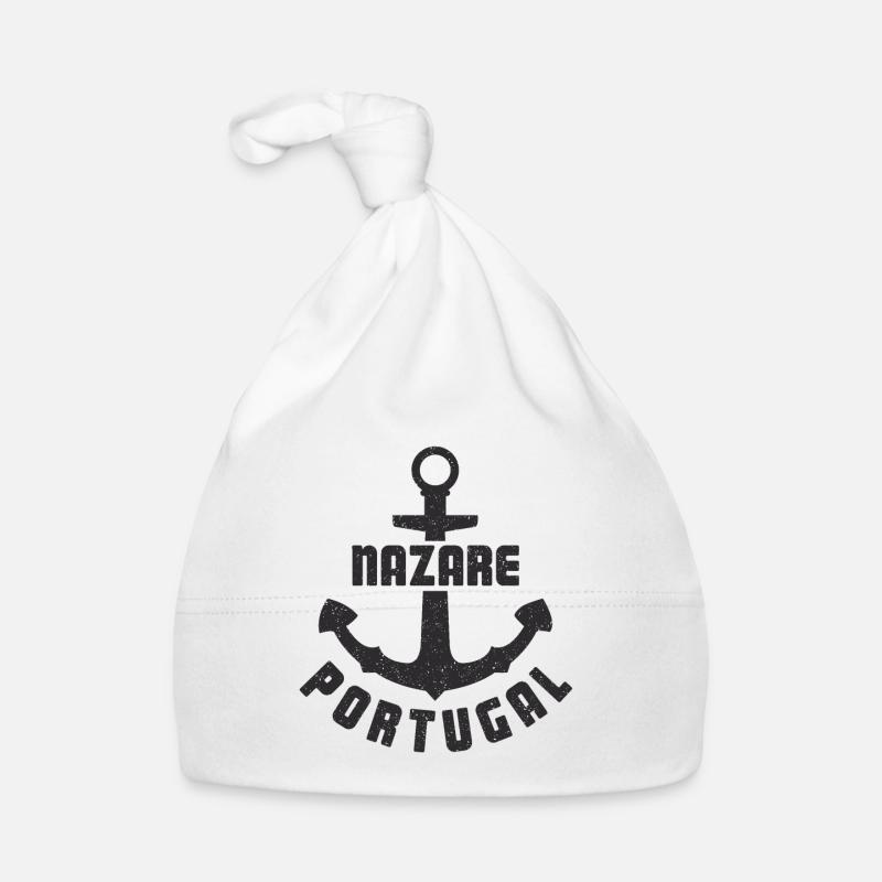 Port d’ancrage du point de pêche de Nazare Bonnet bio Bébé