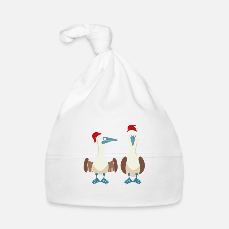 Merry Christmas Blaufußtölpel Baby Bio-Mütze