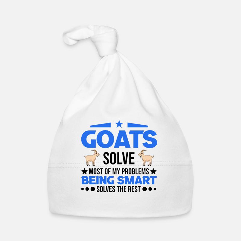 Chèvres Cadeau Chèvre Hôte Chèvre Bonnet bio Bébé