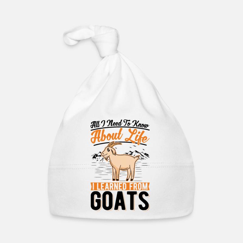 Cadeau de berger de chèvre Bonnet bio Bébé