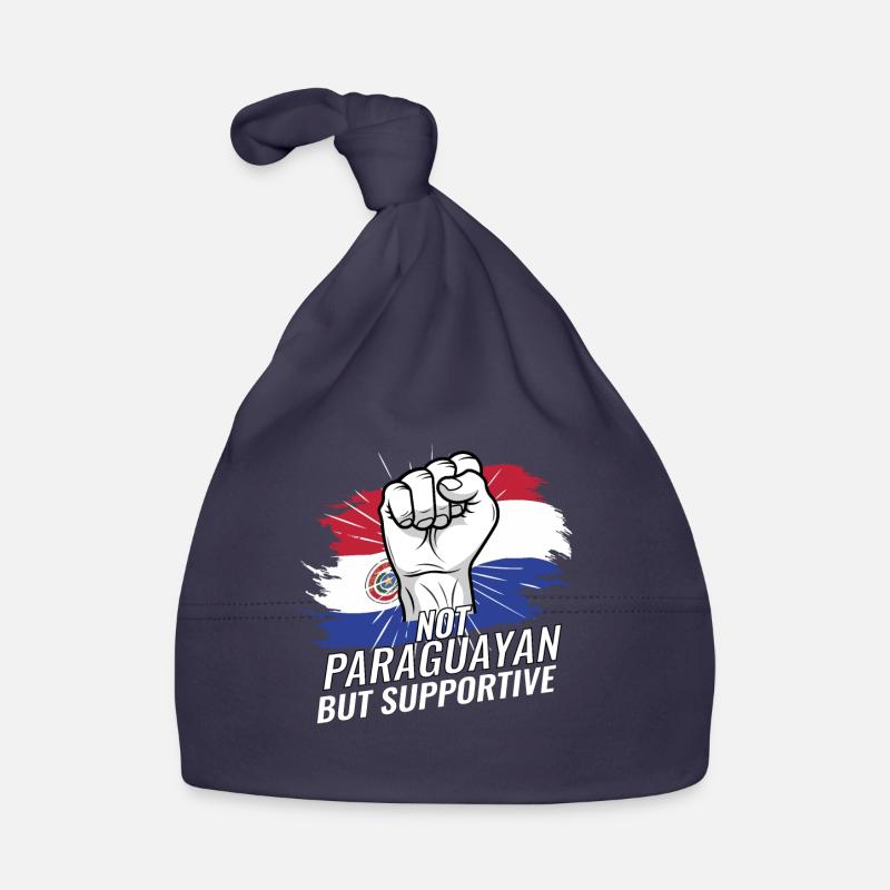 Not Paraguayan But Supportive Paraguay Flag Organic Baby Cap
