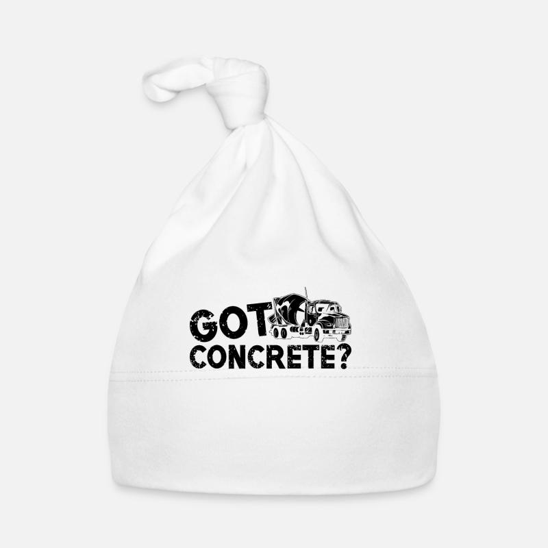 Got Concrete Cement Masonry Concrete Finishers - Baby Bio-Mütze - Weiß