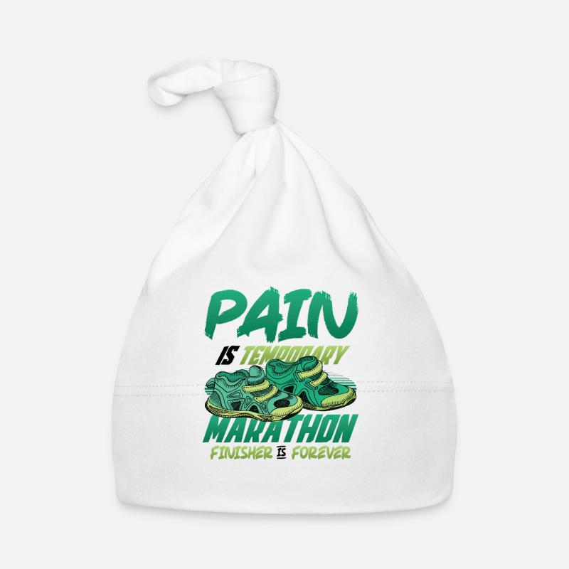 Marathonien finisher, est éternel marathonien Bonnet bio Bébé