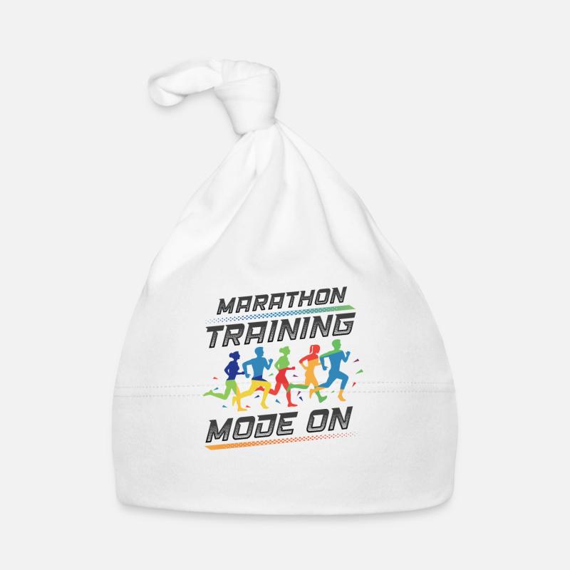 Marathon Training Mode, on Marathon Runner Organic Baby Cap