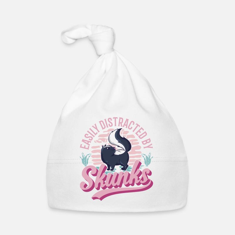 Skunk Gift Organic Baby Cap