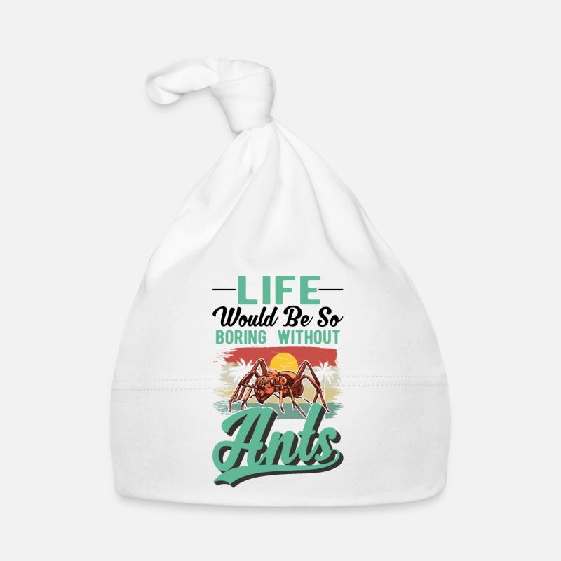 Ants Ant Farm Anthill Fire Ants Organic Baby Cap