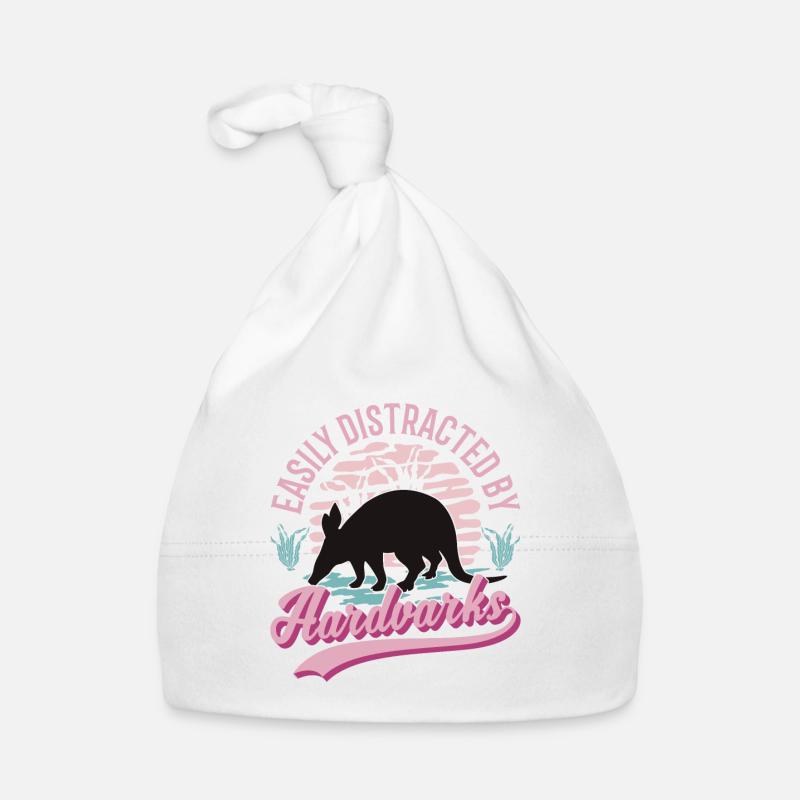 Easily distracted by Aardvarks Aardvark Aardvark Organic Baby Cap