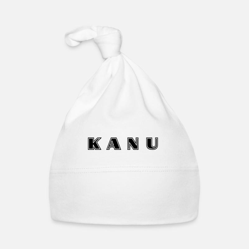 Kanu Schriftzug Baby Bio-Mütze