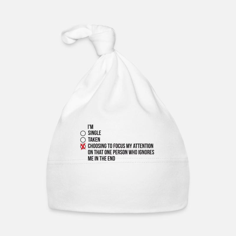 Statut relationnel compliqué - célibataire Bonnet bio Bébé