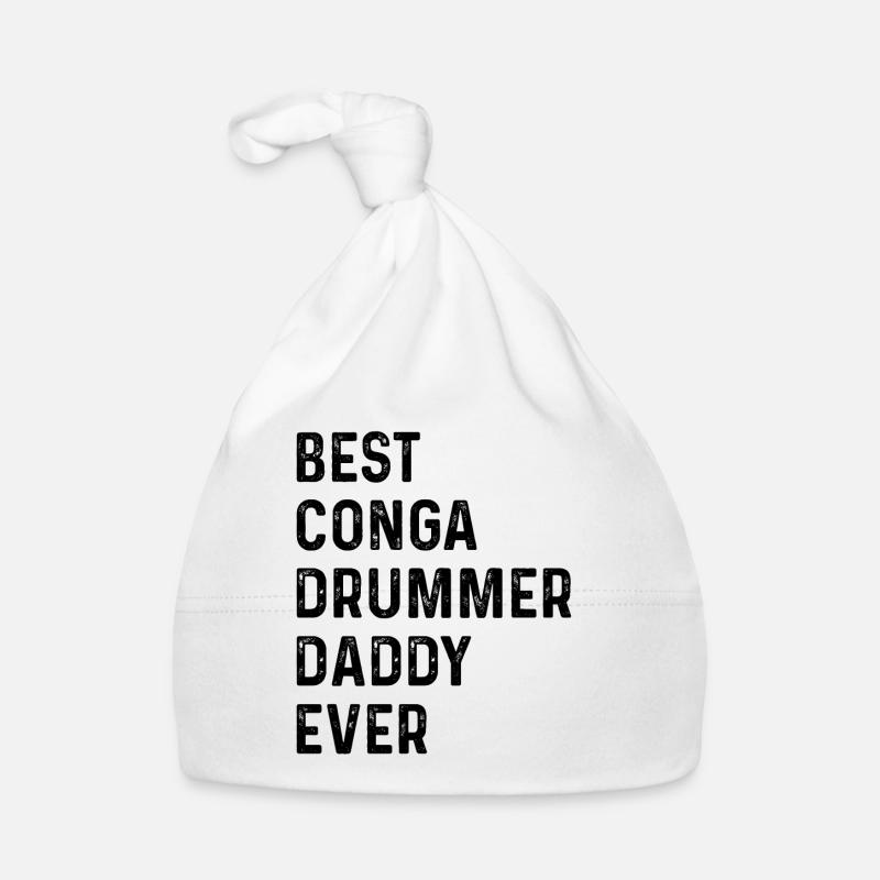 Best Conga Drummer Daddy Ever - Conga Drummer Dadd Baby Bio-Mütze