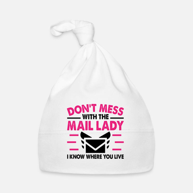 Postbote Postbotin Post Briefträger Baby Bio-Mütze