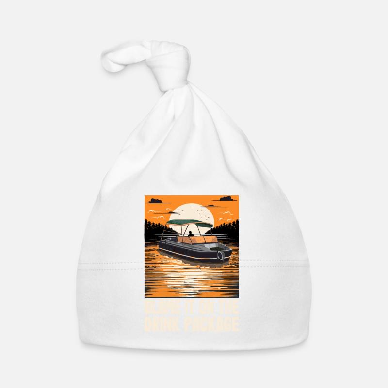 Blame It On The Drink Package Funny Motorboating Baby Bio-Mütze