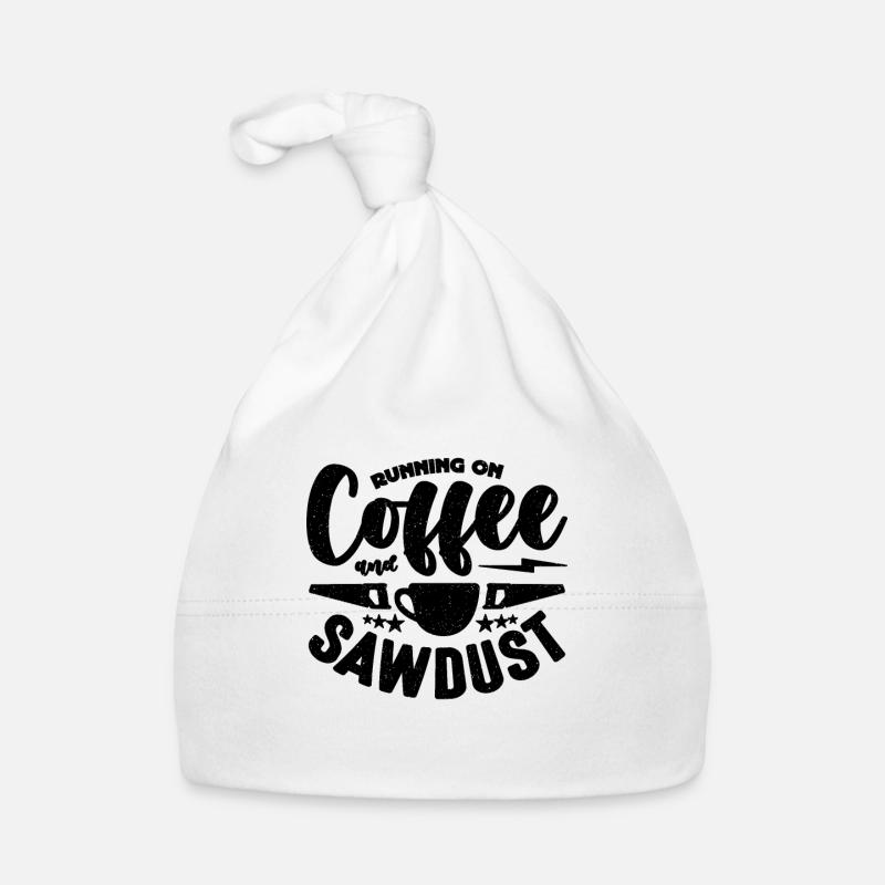 Courir sur le café et la sciure de bois Charpentiers Bonnet bio Bébé