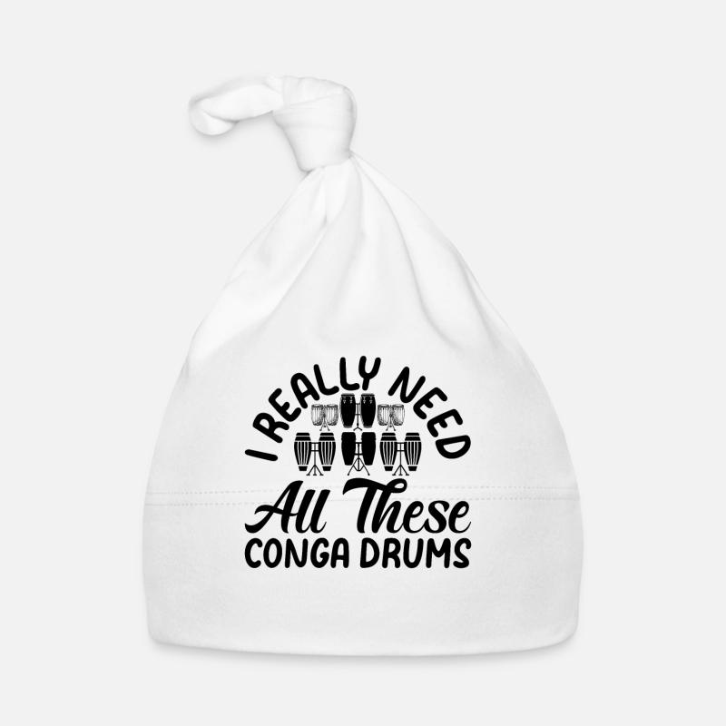 I Really Need All These Conga Drums Conga Player Baby Bio-Mütze