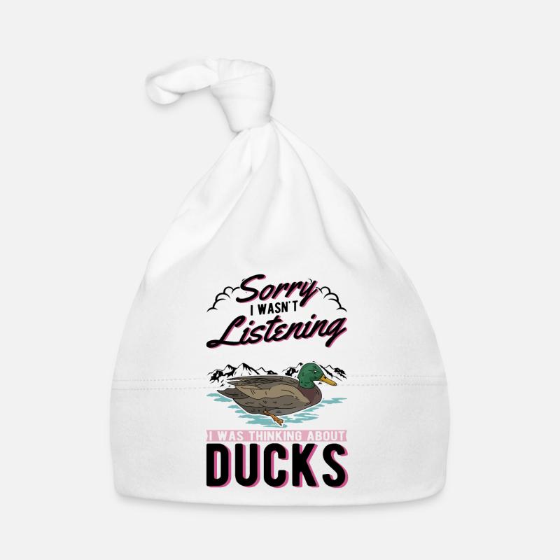 Duck Lover Gift Duck Breeder Organic Baby Cap
