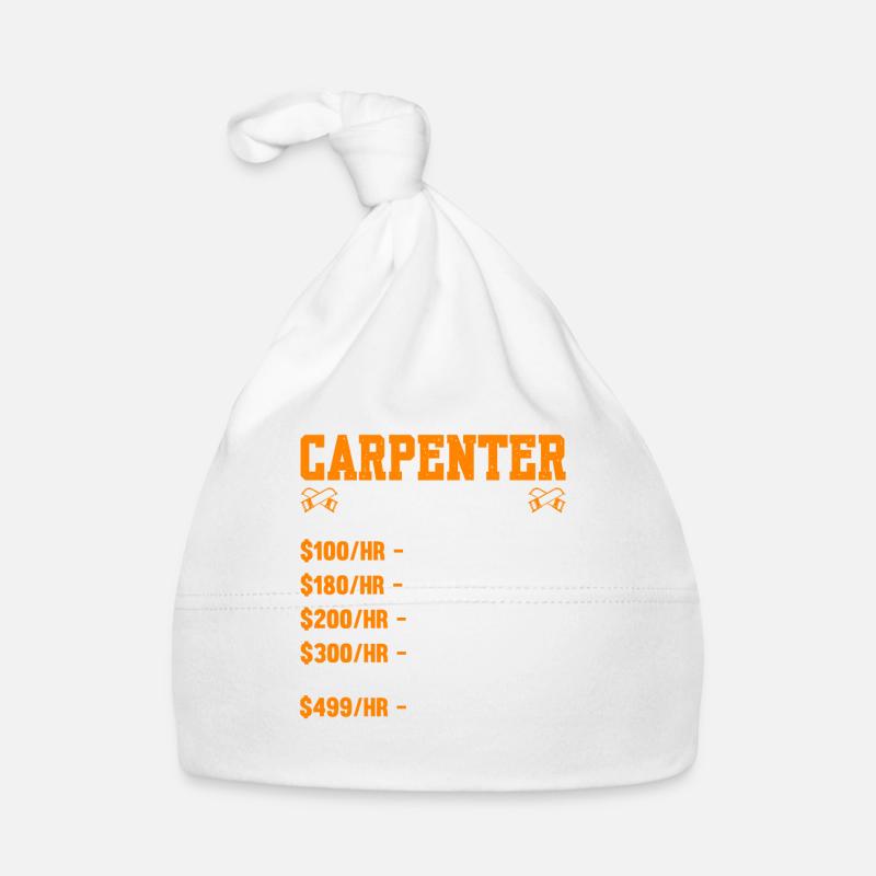 Carpenter Hourly Rate Baby Bio-Mütze