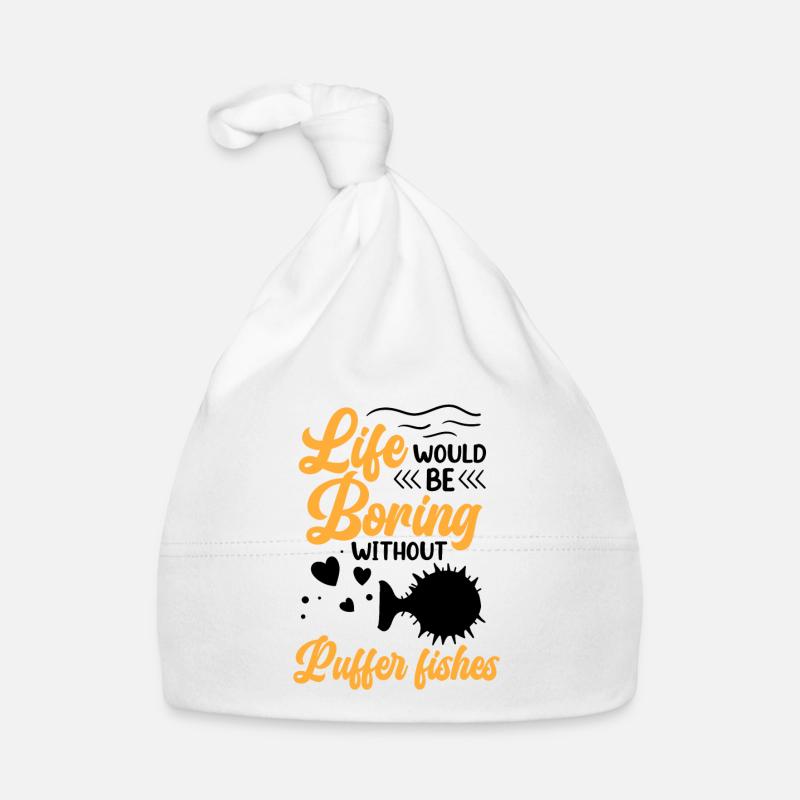 Alésage sans poisson-globe Poisson-globe géant Bonnet bio Bébé