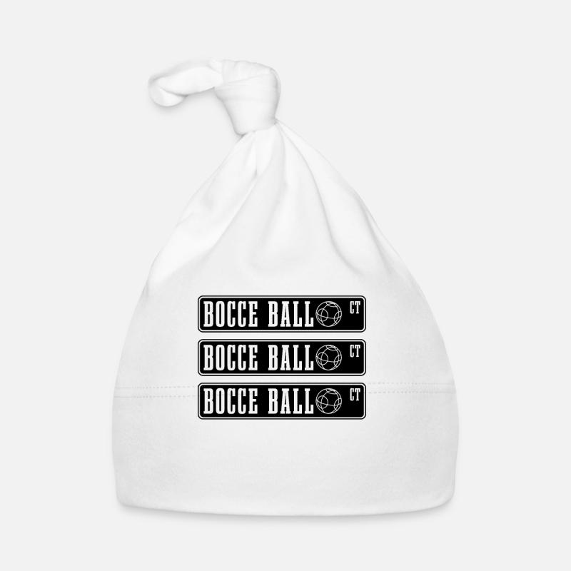 Bocce Ball Petanque Boules Ball Sport Bocce Player Organic Baby Cap